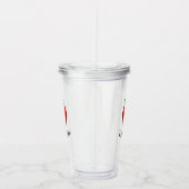 Verre En Acrylique Pomme rouge (Droite)