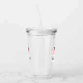 Verre En Acrylique Pomme rouge (Gauche)