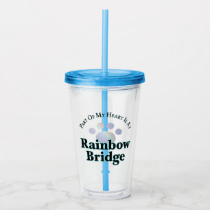 Verre En Acrylique Pont arc-en-ciel Paw Acrylique Tumbler