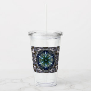 Verre En Acrylique Poussette acrylique folk Mandala