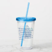 Verre En Acrylique Poussette Acrylique Pâque 16 oz Définir Sedersauru (Dos)