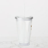 Verre En Acrylique Poussette Acrylique Personalisée Chien avec Nom Pe (Droite)