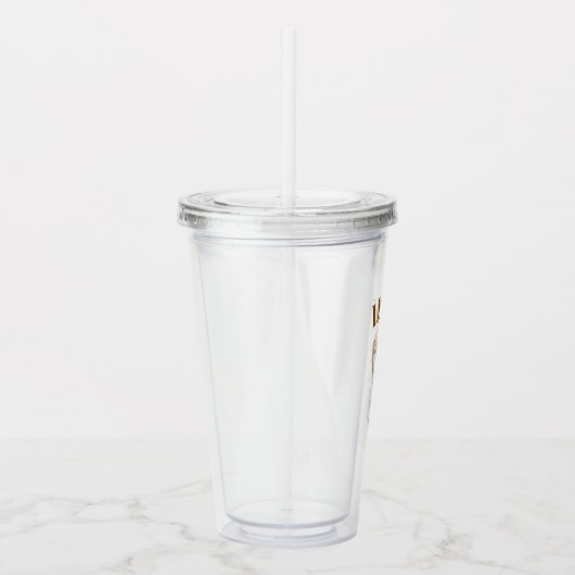 Verre En Acrylique Poussette Acrylique Personalisée Chien avec Nom Pe (Droite)