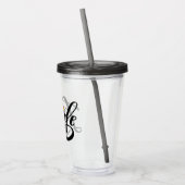 Verre En Acrylique Pride Script Heart (Gauche)