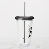 Verre En Acrylique Pride Script Heart (Droite)