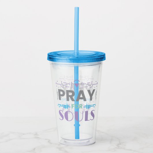 Verre En Acrylique Priez pour les âmes (Devant)