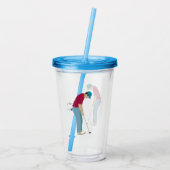 Verre En Acrylique Putage de golfeurs (Dos)