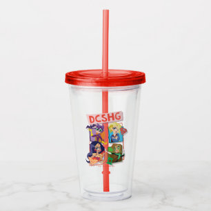 Verre En Acrylique Quartet Filles DC Super Hero