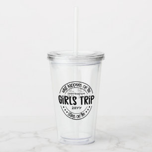Verre En Acrylique Que se passe-t-il sur Girls Trip Custom Girls Week