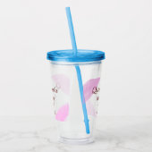 Verre En Acrylique Quinceanera anos 15e anniversaire ajouter nom text (Gauche)