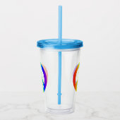 Verre En Acrylique Rainbow Peace (Droite)