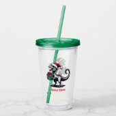 Verre En Acrylique rapace de Noël Santa hat (Dos)