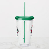 Verre En Acrylique rapace de Noël Santa hat (Droite)