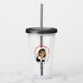 VERRE EN ACRYLIQUE #REALUSAPRESIDENTLAURAHGUILLEN (Devant)