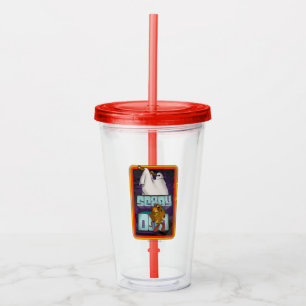 Verre En Acrylique Recherche de fantôme de Scooby-Doo hirsute et
