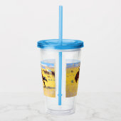 Verre En Acrylique Remington Old West Horse et Cowboy (Droite)