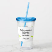 Verre En Acrylique Remplir et refroidir 2 Parrot (Dos)