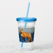 Verre En Acrylique Renard Brown (Dos)