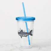 Verre En Acrylique Requins (Gauche)