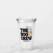 Verre En Acrylique  Retro The Boo Crew Spooky Halloween (Dos)