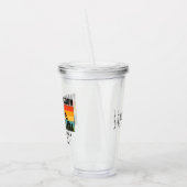 Verre En Acrylique Retro Vacances en famille Route Randonnée en plein (Gauche)