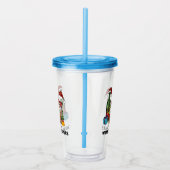 Verre En Acrylique Rêver d'un Noël de vin (Droite)