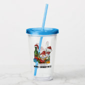 Verre En Acrylique Rêver d'un Noël de vin (Dos)