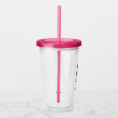 Verre En Acrylique RLCC Plastique Tumbler Isolé (Droite)