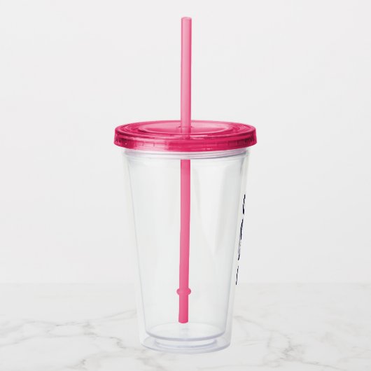 Verre En Acrylique RLCC Plastique Tumbler Isolé (Droite)
