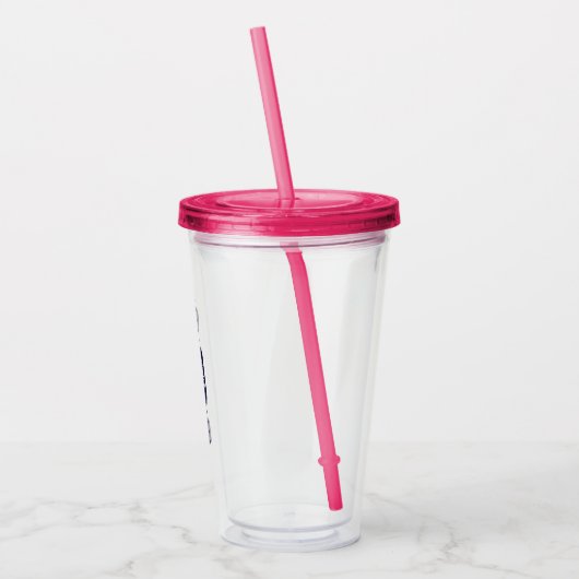 Verre En Acrylique RLCC Plastique Tumbler Isolé (Gauche)