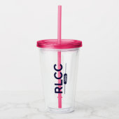 Verre En Acrylique RLCC Plastique Tumbler Isolé (Devant)