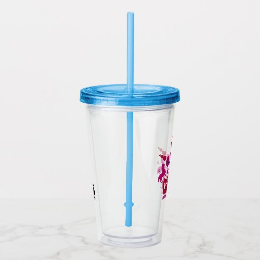 Verre En Acrylique Robot Chicken Nerd Unicorn (Droite)