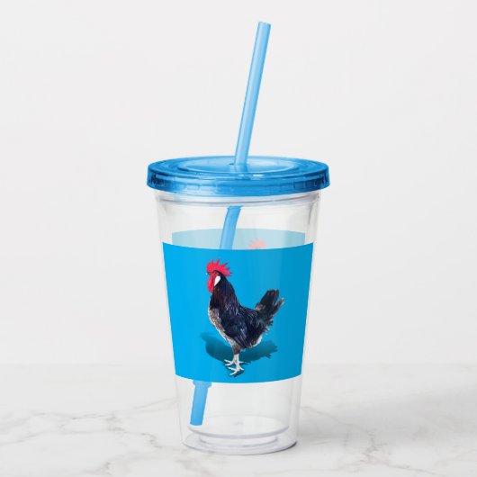 Verre En Acrylique Rooster de Minorque (Dos)