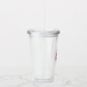 Verre En Acrylique Rose rouge de Bourgogne iridescendante (Droite)