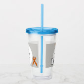 Verre En Acrylique Ruban orange standard par Kenneth Yoncich (Droite)