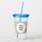 Verre En Acrylique Ruban orange standard par Kenneth Yoncich (Dos)