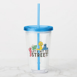 Verre En Acrylique Rue Sésame Faisons un tour dans la rue !