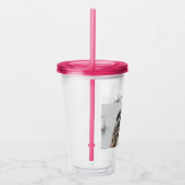 Verre En Acrylique Saint Valentin cadeau Couple Photo Names (Droite)