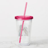 Verre En Acrylique Saint Valentin cadeau Couple Photo Names (Dos)