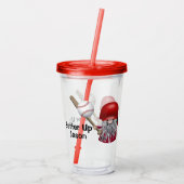 Verre En Acrylique Saison de baseball pour enfants (Dos)