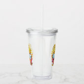 Verre En Acrylique Salty Beach | Soleil et palmier tropicaux (Droite)