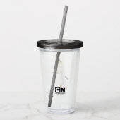 Verre En Acrylique Samouraï Jack Drawing Sword (Dos)