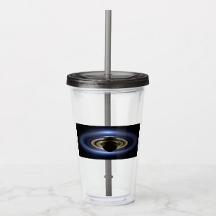 Verre En Acrylique Saturne Éclipse le Soleil vu de l'orbiteur Cassini