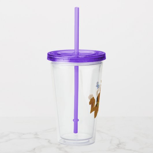 Verre En Acrylique Scooby-Doo Admirant Fleur (Droite)