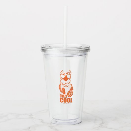 Verre En Acrylique Scooby-Doo "Cool fou" casque graphique (Devant)