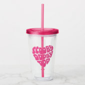 Verre En Acrylique Scooby Doo Doo Heart (Devant)