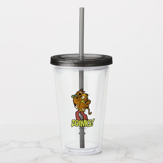 Verre En Acrylique Scooby-Doo et Shaggy Zoinks! (Devant)