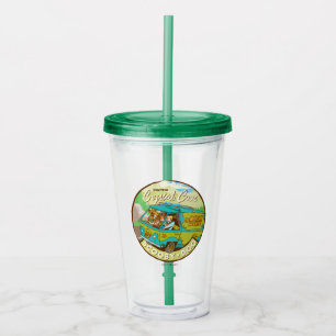 Verre En Acrylique Scooby-Doo   Gang Traversant "Crystal Cove"