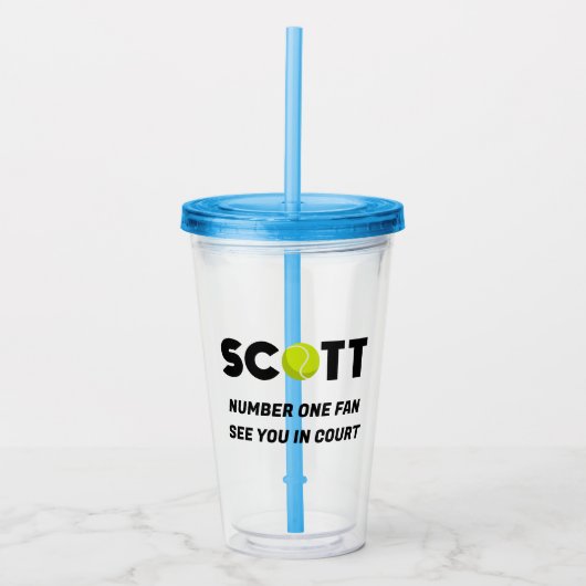 Verre En Acrylique Scott Tennis (Devant)