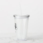 Verre En Acrylique Script élégant "Mariée" Custom Bridal Party (Gauche)